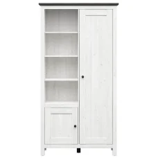 Cabinet HESEN SZF2D, white / graphite