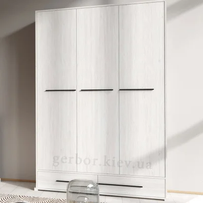 Wardrobe STEMMA SZF3D2S, white