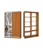 Sliding wardrobe 2 doors Chipboard/Sandblast pattern 9 color Alder Classic-1100x200x45 order