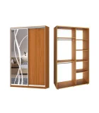 Sliding wardrobe 2 doors Chipboard/Sandblast pattern 9 color Alder Classic-1100x200x45 order