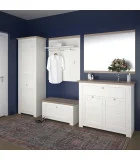 Wardrobe 1D Versailles arctic pine / Madagascar order