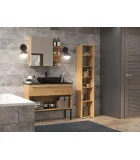 Bathroom cabinet NEL II, craft oak order