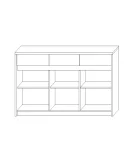 Chest of drawers 3D 3Sh Selena order