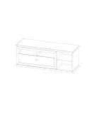 TV stand 1500 1D / 1SH Oregon order