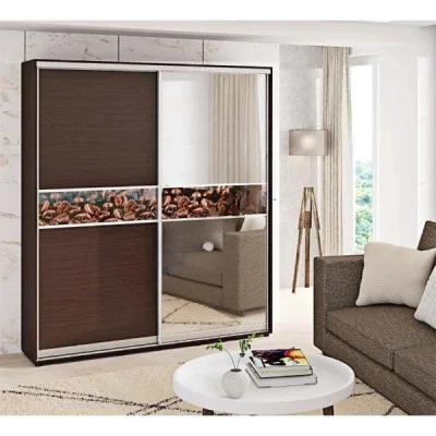 Sliding wardrobe 1.5 m "Model 2" two-door with a mirror