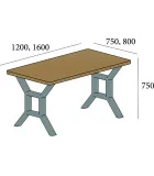 Table Hank order