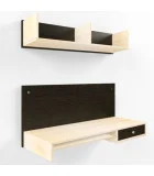 Навесной компьютерный стол Comfy-Home AirTable-R1 Kit, венге / дуб молочный заказать