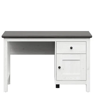 Desk HESEN BIU1D1S, white / graphite