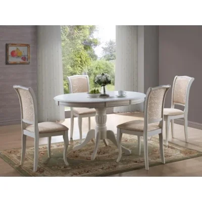 Folding dining table Olivia, white