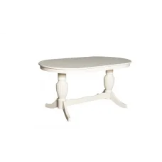 Folding dining table Blank, creamy ivory