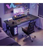 Gaming desk 120 cm, Black order