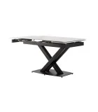 Ceramic table TML-817-1 white marble black order