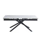 Ceramic table TML-819 white cloud black order