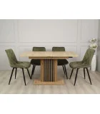 Dining table Casandra Oak Artisan / Black order