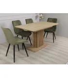 Dining table Casandra Oak Artisan / Black order