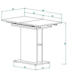 Folding dining table STOUN order