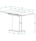 Folding dining table STOUN order