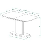 Folding kitchen table FENIX AB order