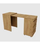 Extendable table cabinet Neman BARI, oak craft gold order