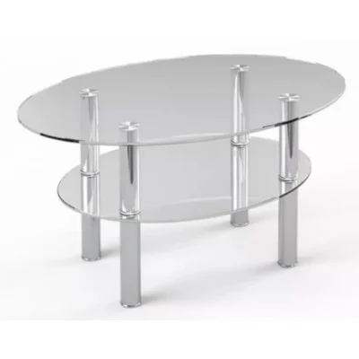 Glass coffee table JTO-002 with tempered glass