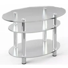 Glass coffee table JTO-004 with tempered glass