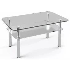 Glass coffee table JTS-011 with tempered glass