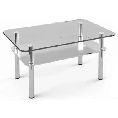 Glass coffee table JTS-011 with tempered glass