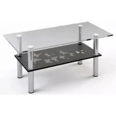 Glass coffee table JTS-012 with tempered glass