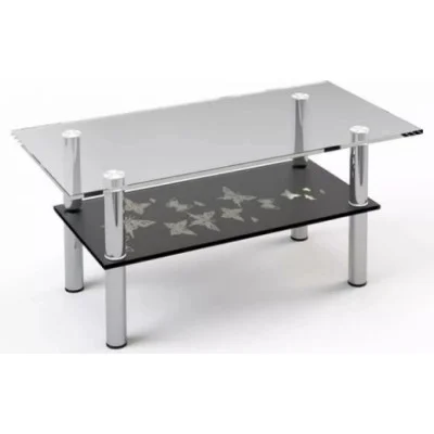 Glass coffee table JTS-012 with tempered glass