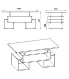 Coffee table Tandem order